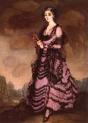 Ignacio Zuloaga Portrait of Madame Corcuera oil painting on canvas